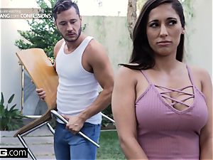 plow Confessions Latina Housewife Reena nails her mover
